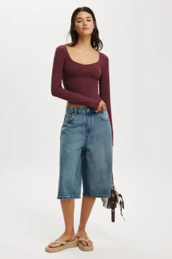91 Baggy Denim Jort