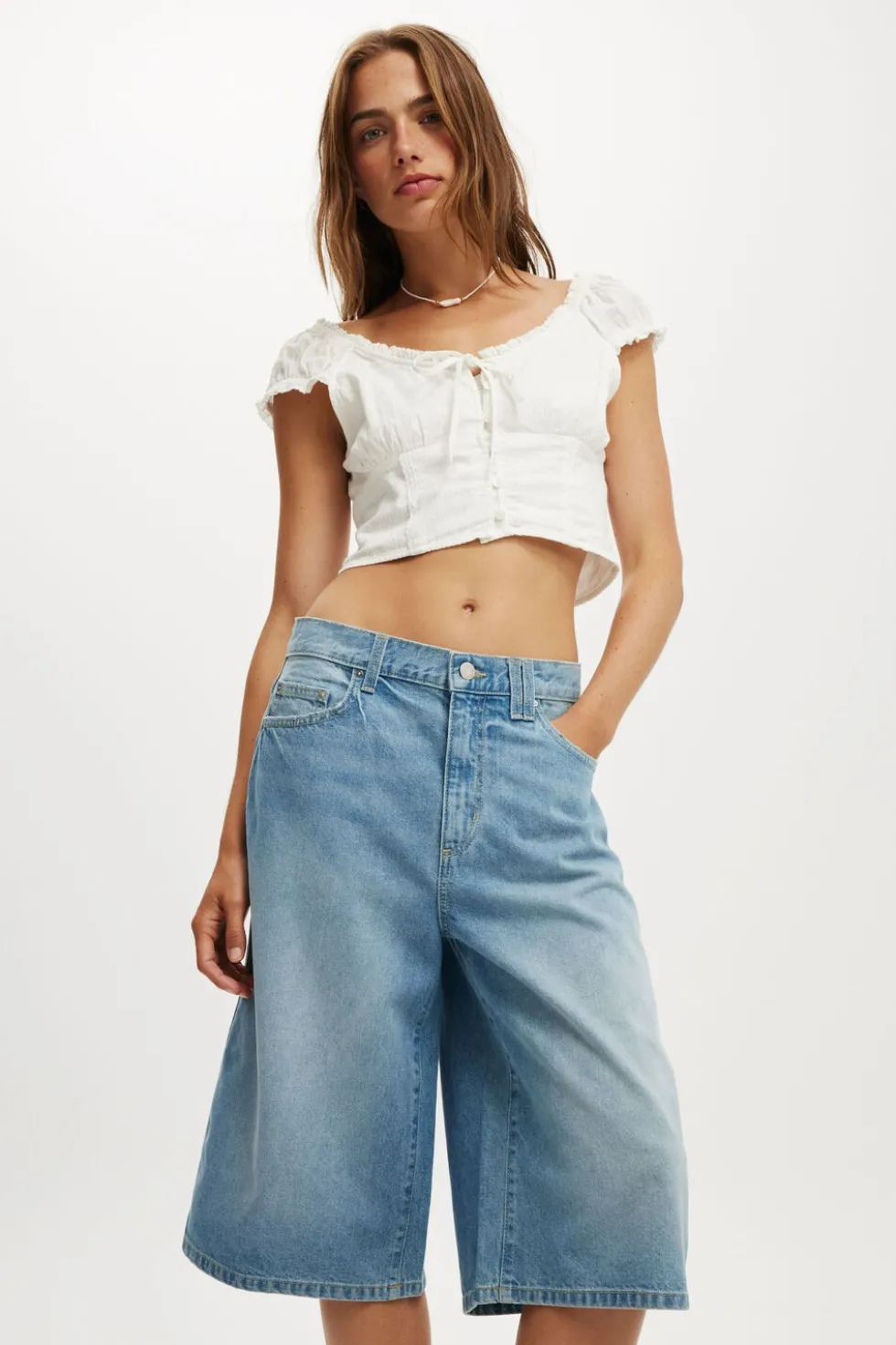 91 Baggy Denim Jort