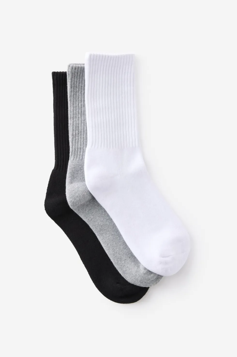 3 Pack Essential Crew Socks