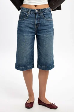 90 S Baggy Denim Jort