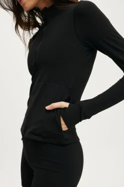 Active Core Zip Through Long Sleeve