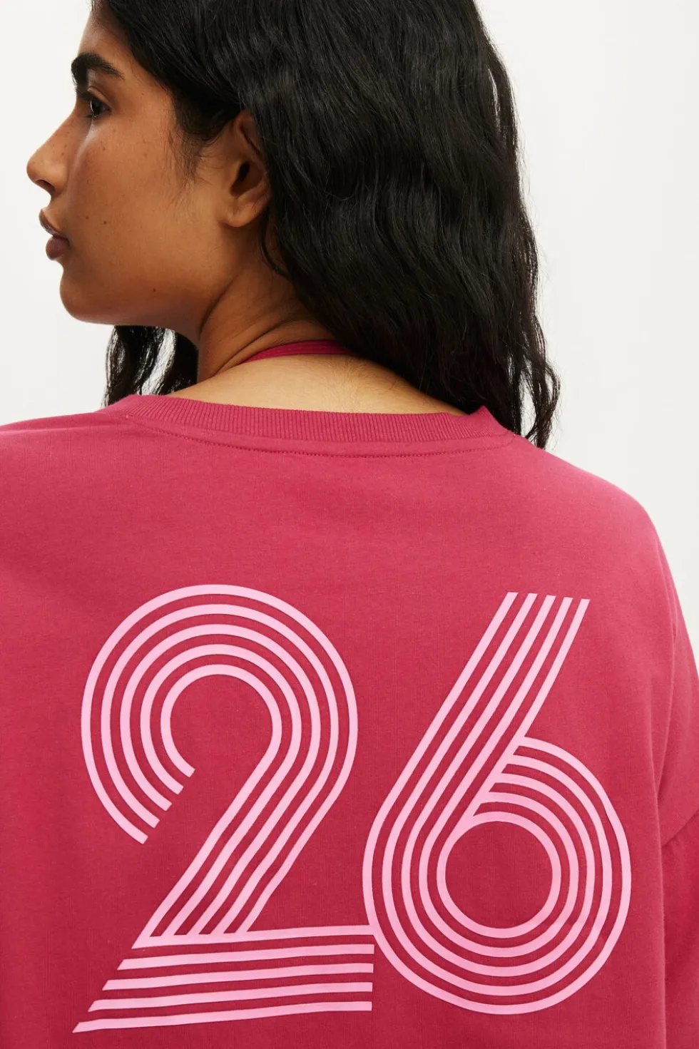 Active Mesh Cropped Graphic Tee