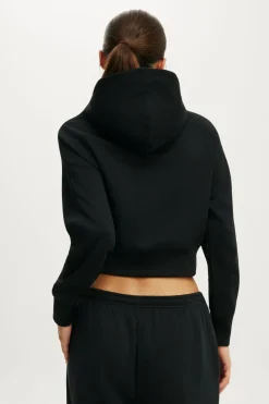 Active Raglan Zip Through Hoodie