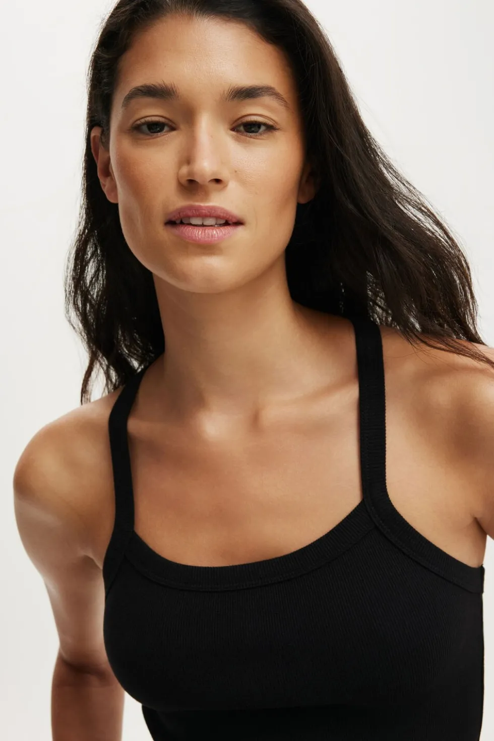 Active Rib T-Bar Cropped Tank