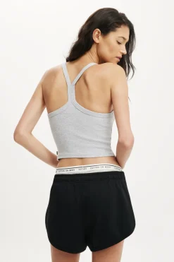 Active Rib T-Bar Cropped Tank