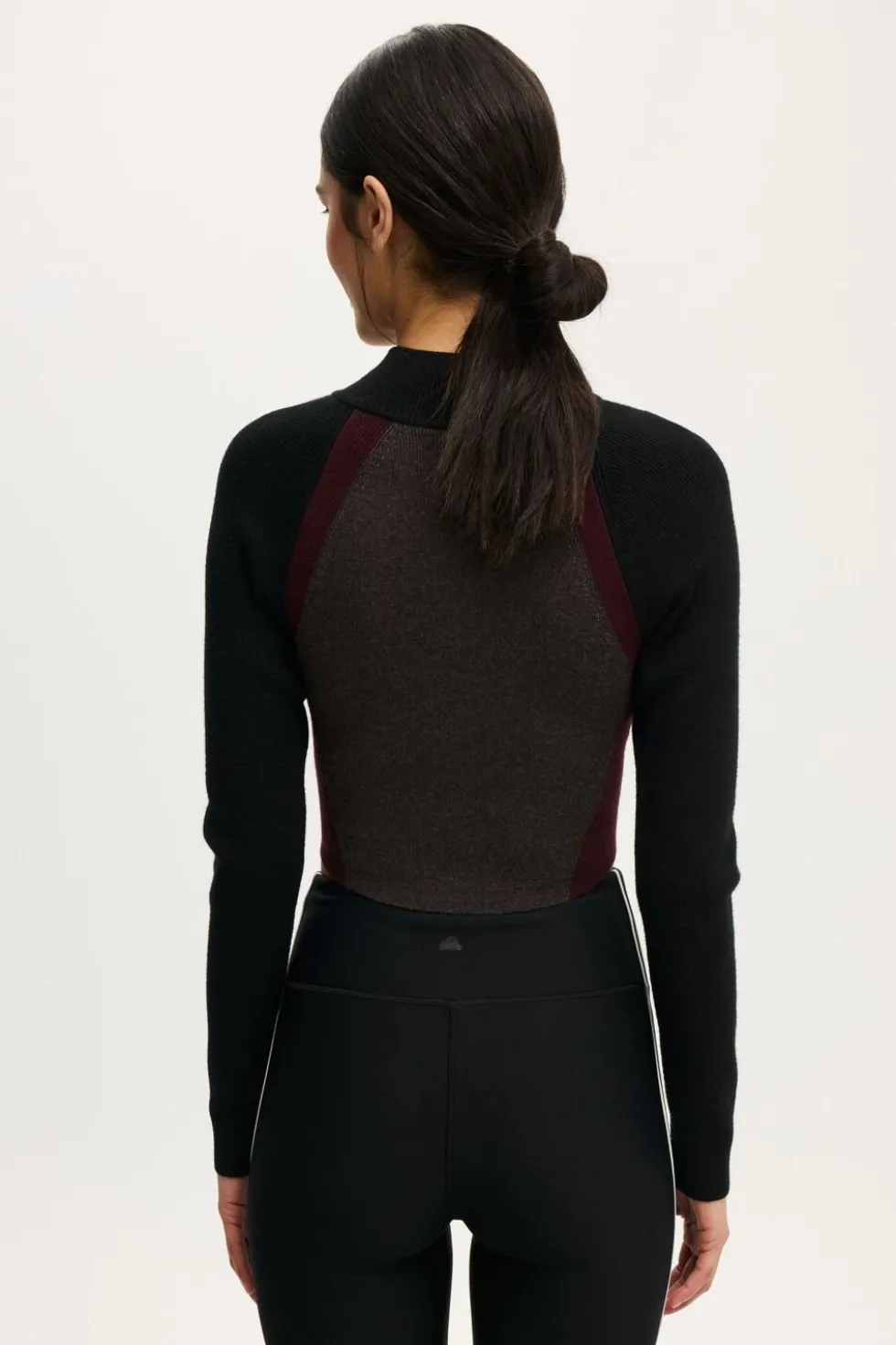 Active Spliced Knit Zip Through