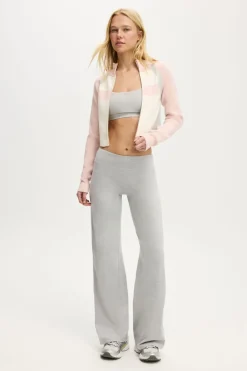 Active Spliced Knit Zip Through