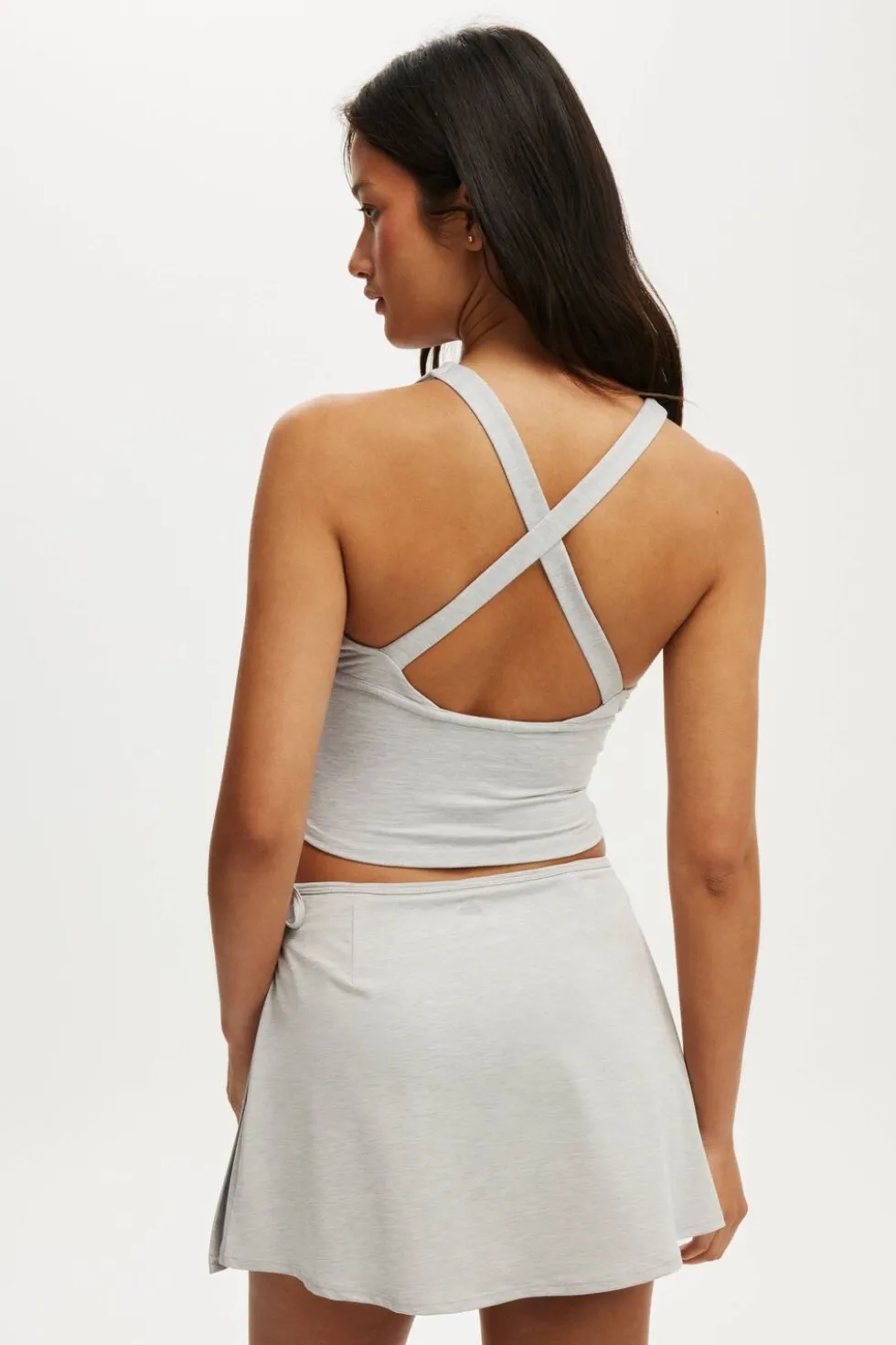 Active Wrap Skirt With Tie