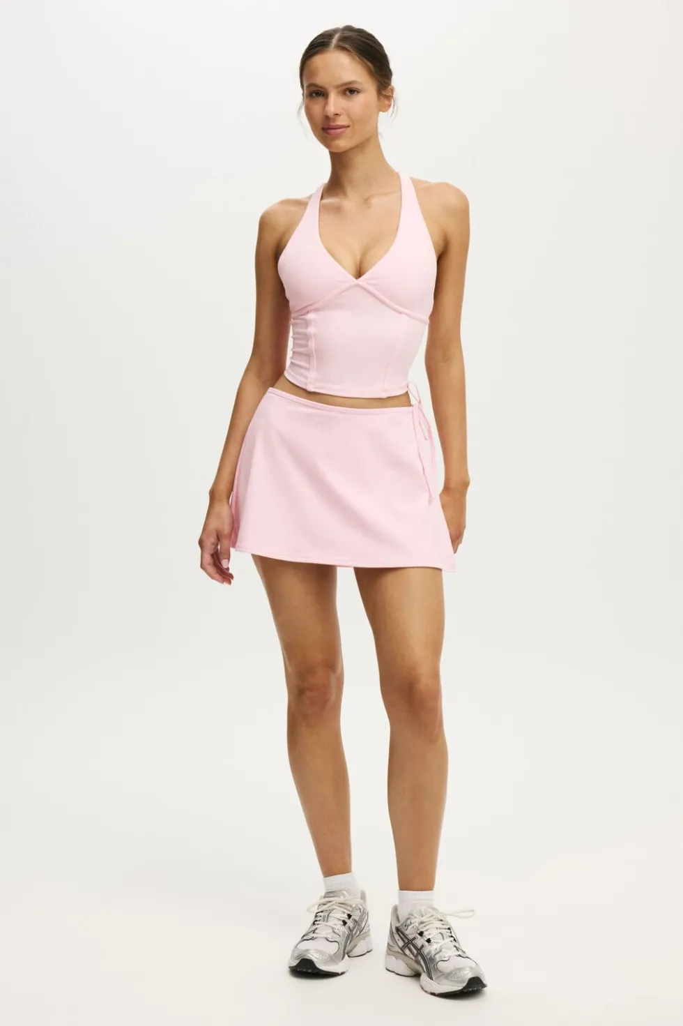 Active Wrap Skirt With Tie