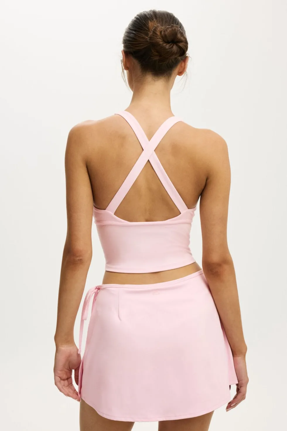 Active Wrap Skirt With Tie