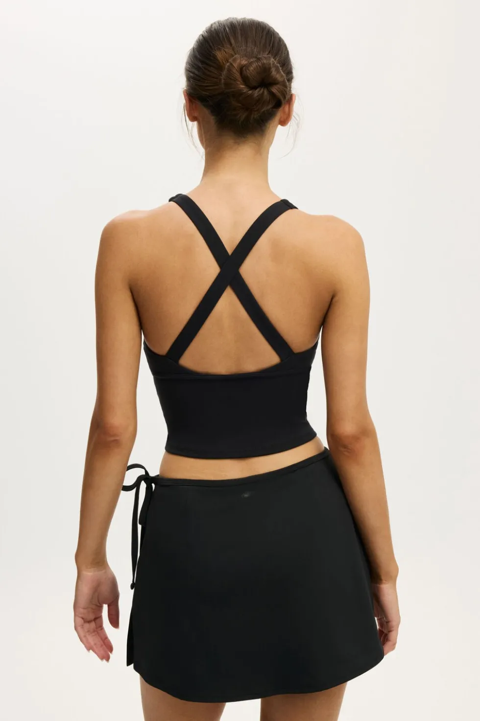 Active Wrap Skirt With Tie
