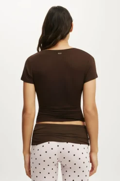 Airy Soft Basque T-Shirt
