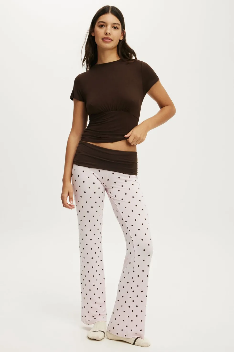 Airy Soft Basque T-Shirt