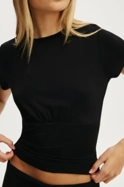Airy Soft Basque T-Shirt