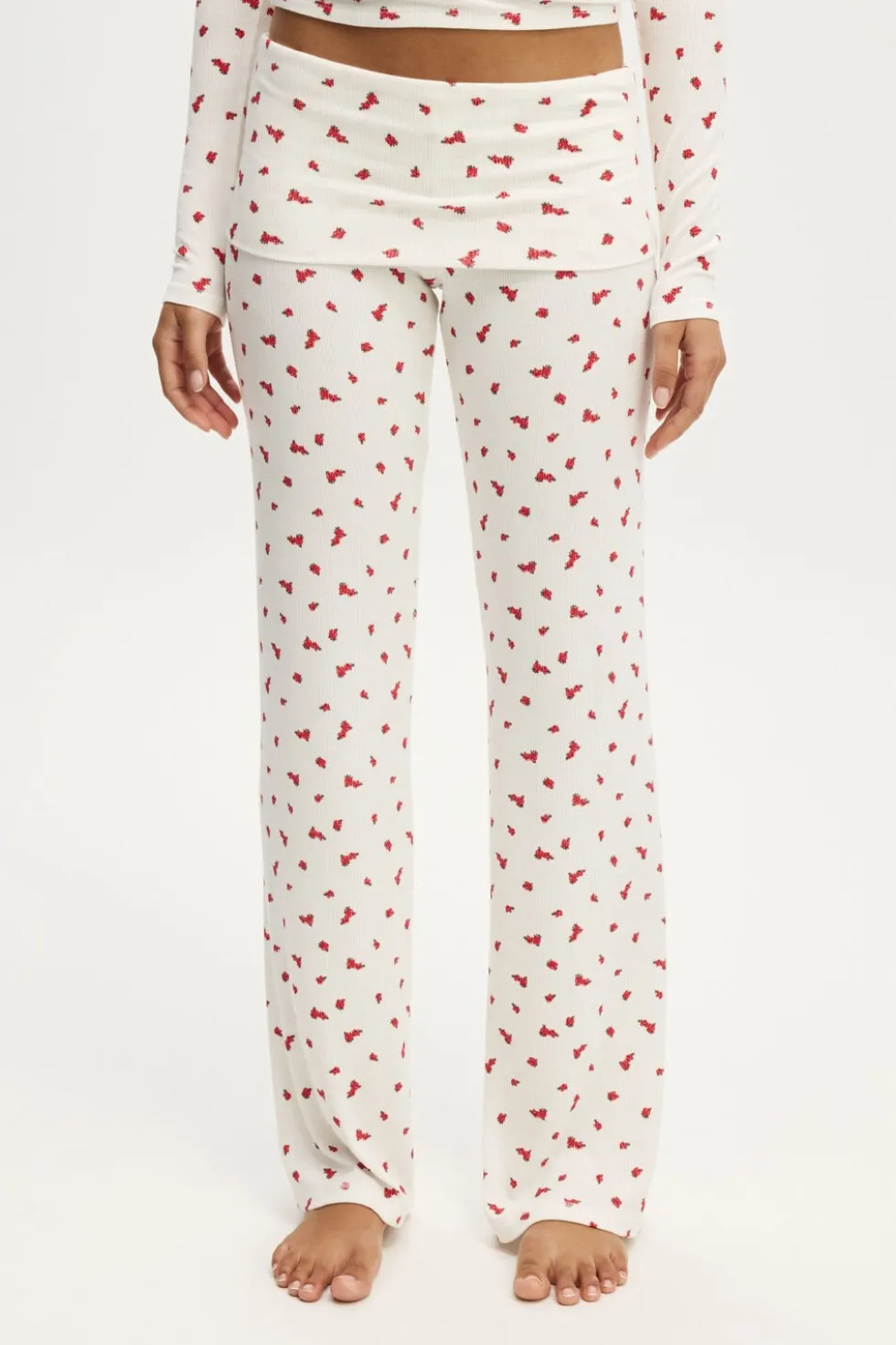 Airy Soft Roll Waist Pant