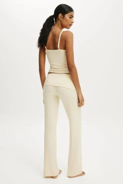 Airy Soft Roll Waist Pant