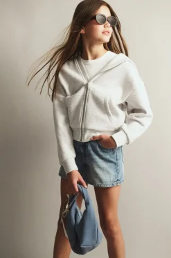 Alayna Aline Denim Skort