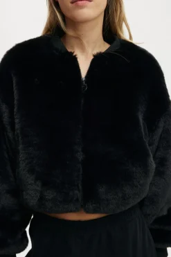 Ariel Faux Fur Bomber Jacket
