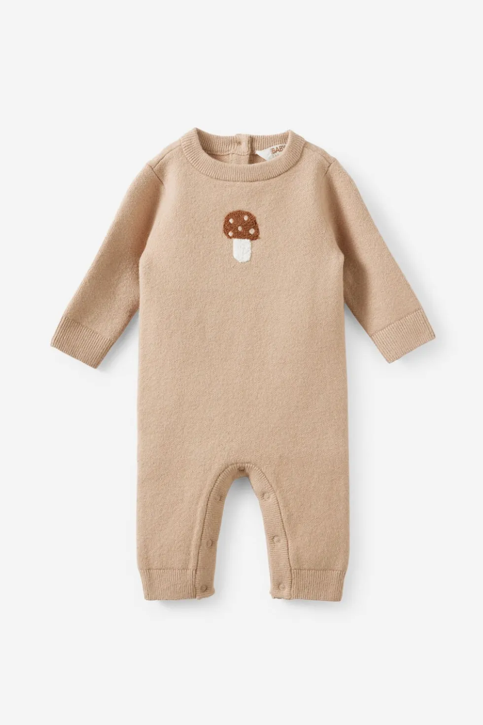 Baby Organic Knit Long Sleeve All In One