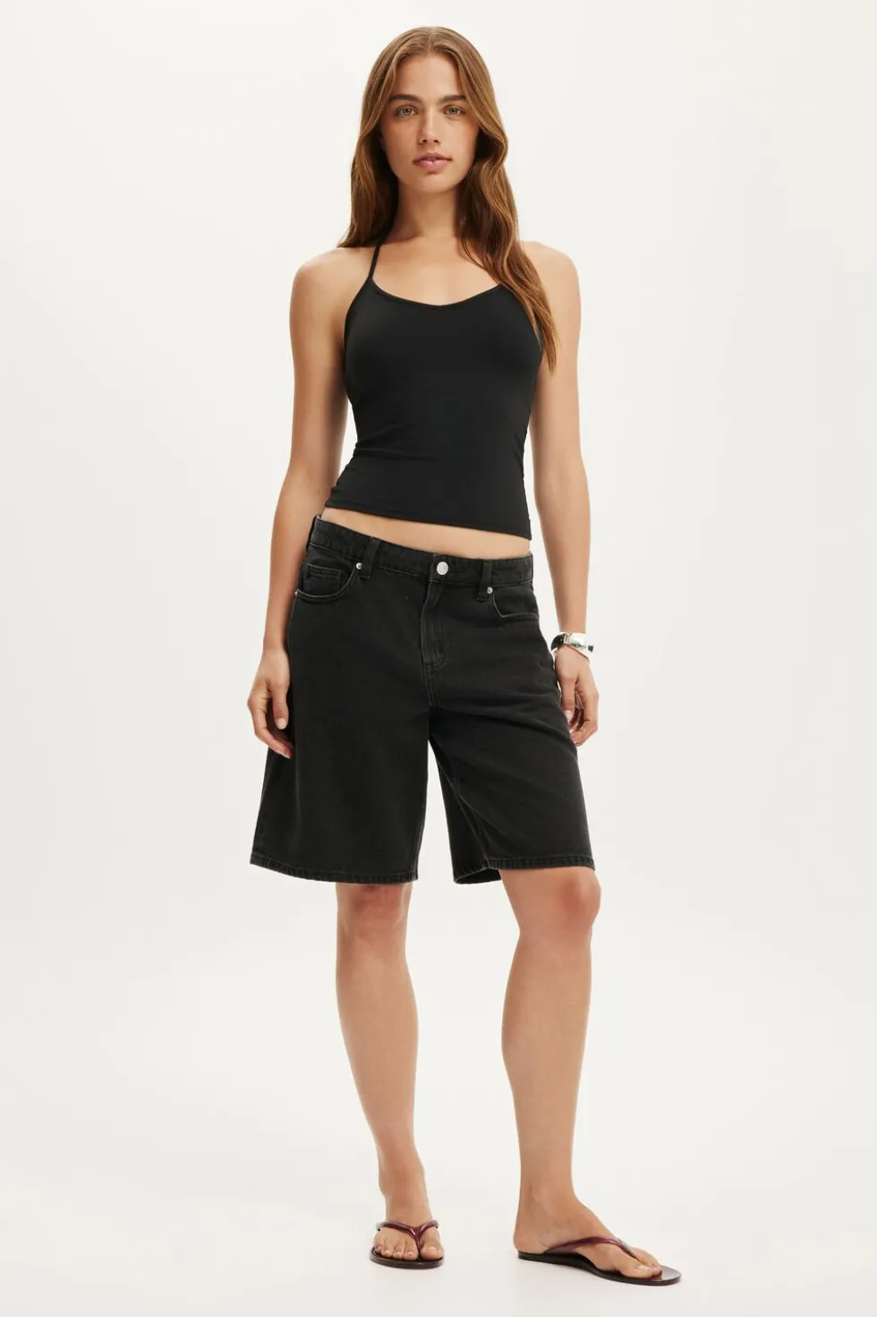 Baggy Denim Short