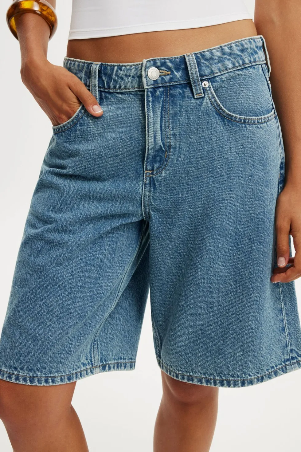 Baggy Denim Short