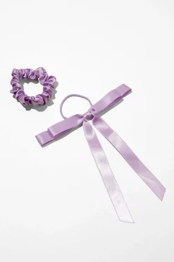 Bailee Bow Scrunchie Set