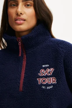 Balance Half Zip Sherpa Pullover Jacket