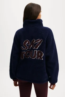 Balance Half Zip Sherpa Pullover Jacket