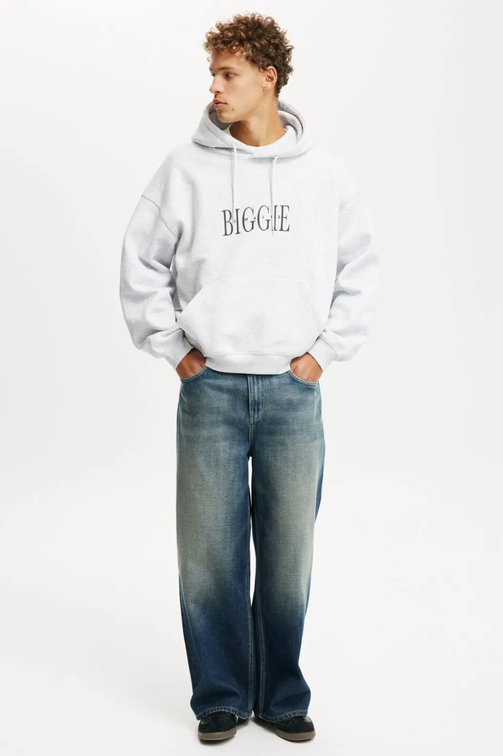Biggie Smalls Box Fit Music Hoodie
