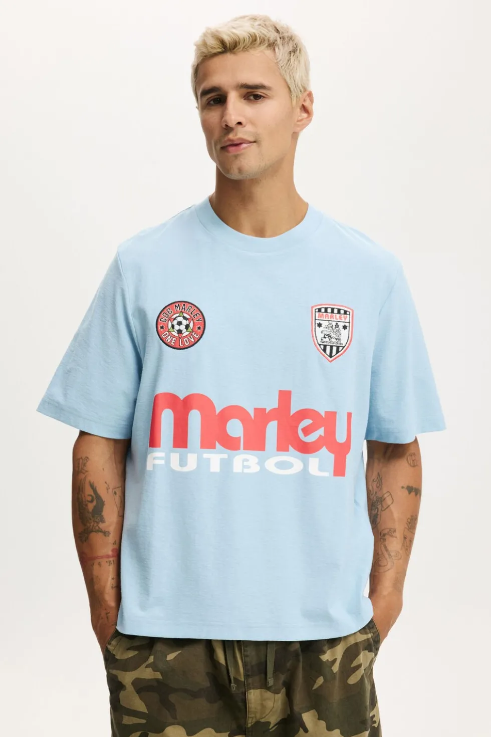 Bob Marley Cropped Fit Music T-Shirt