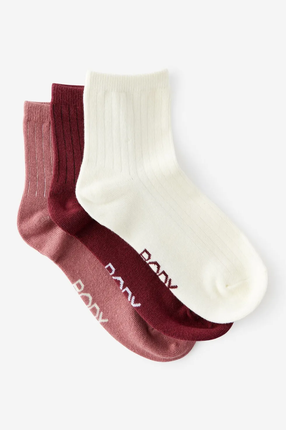 Body Mid Crew Socks 3Pk