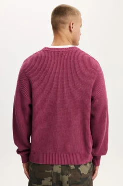 Box Fit Crew Knit