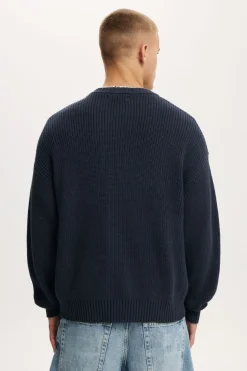 Box Fit Crew Knit