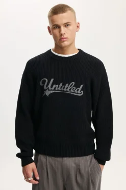 Box Fit Crew Knit