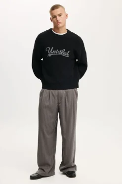 Box Fit Crew Knit
