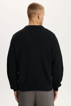 Box Fit Crew Knit