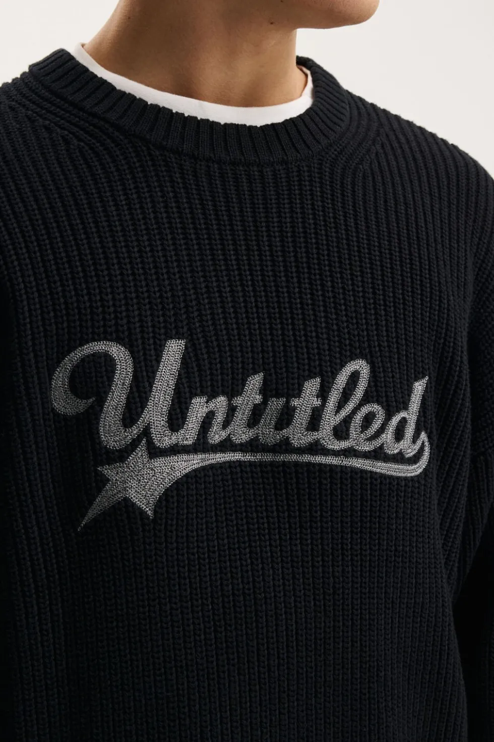 Box Fit Crew Knit