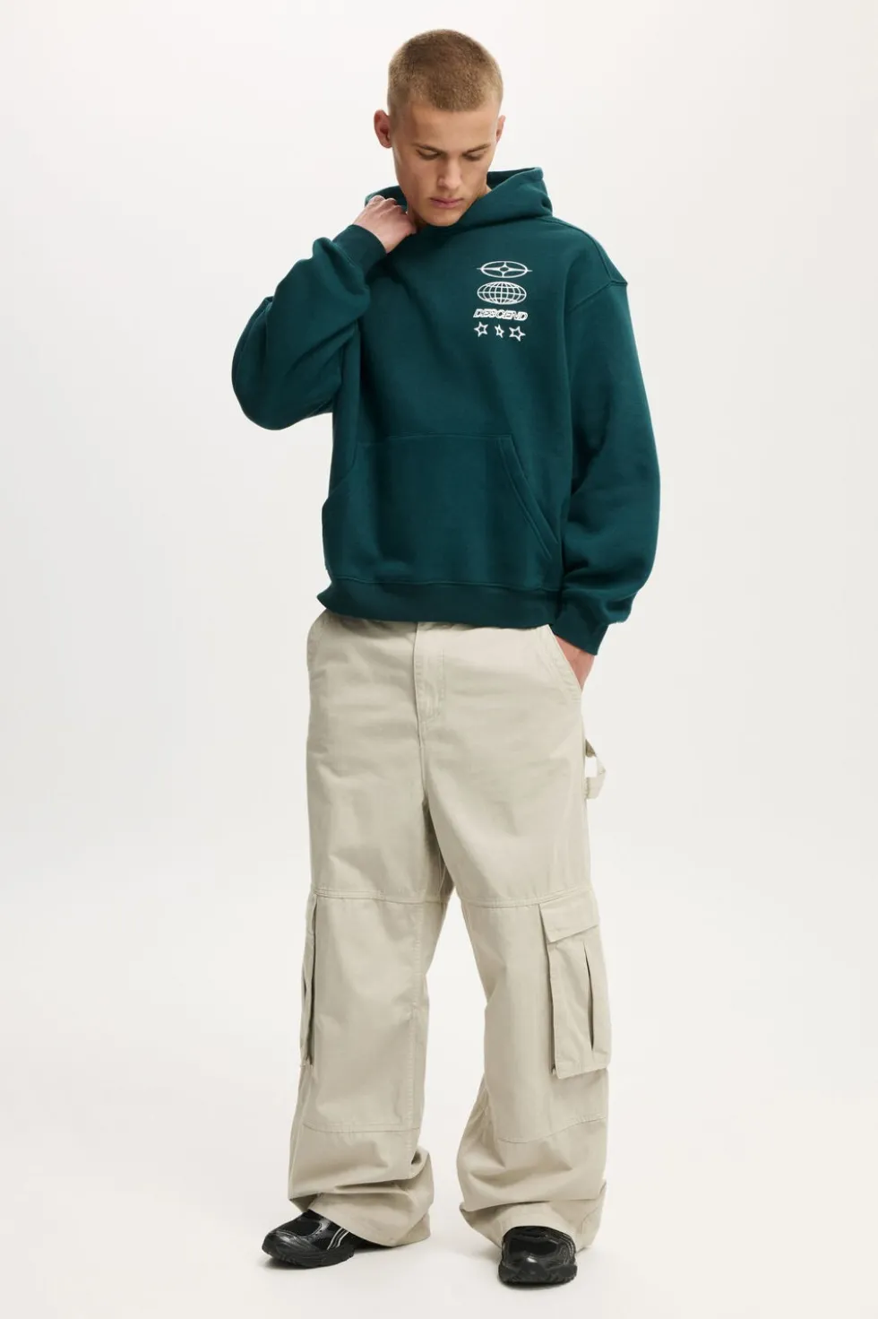 Box Fit Graphic Hoodie