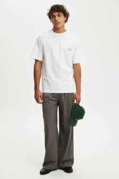 Box Fit Text T-Shirt