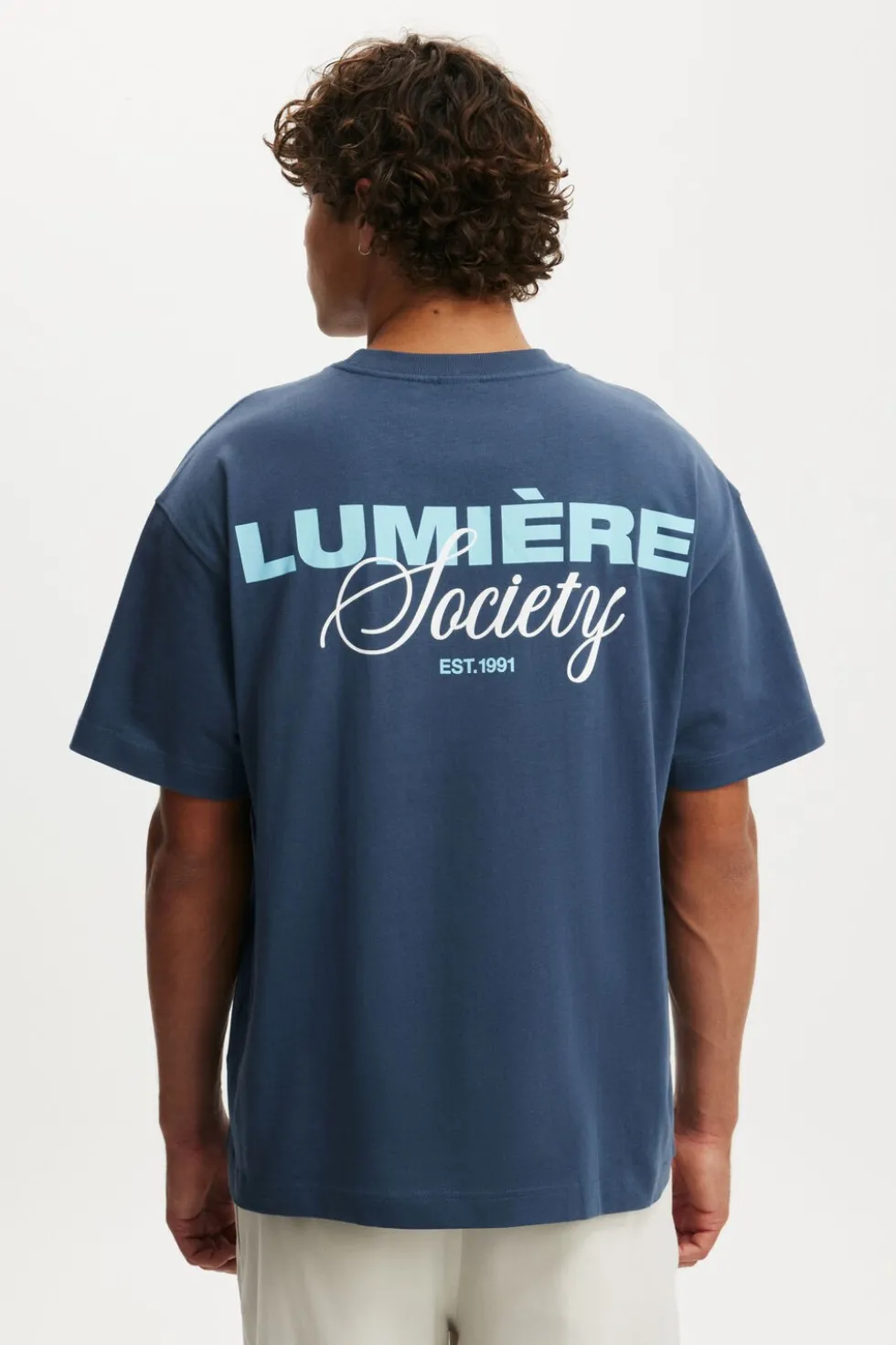 Box Fit Text T-Shirt