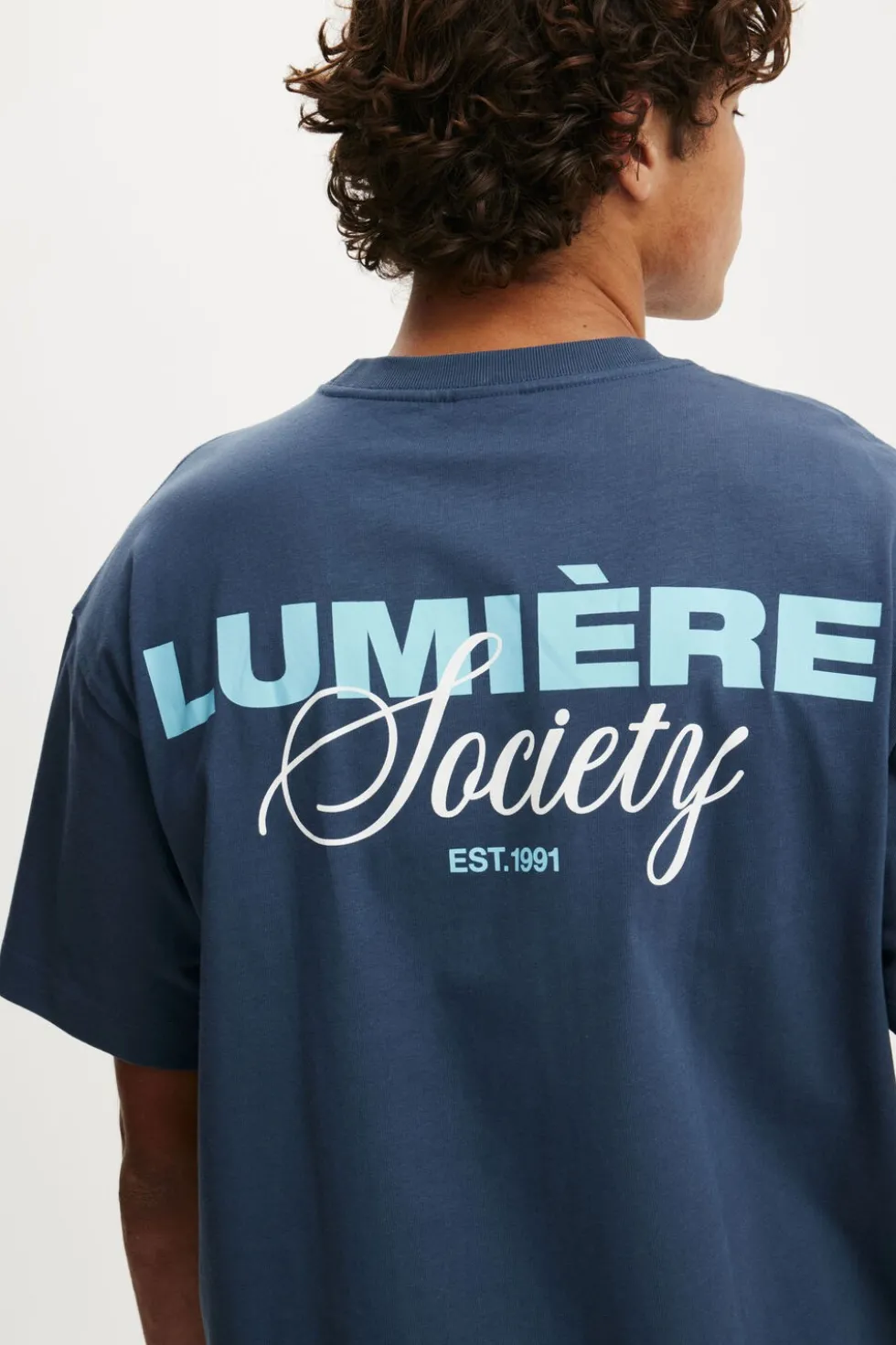 Box Fit Text T-Shirt