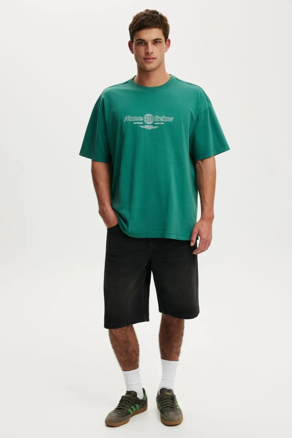 Box Fit Text T-Shirt