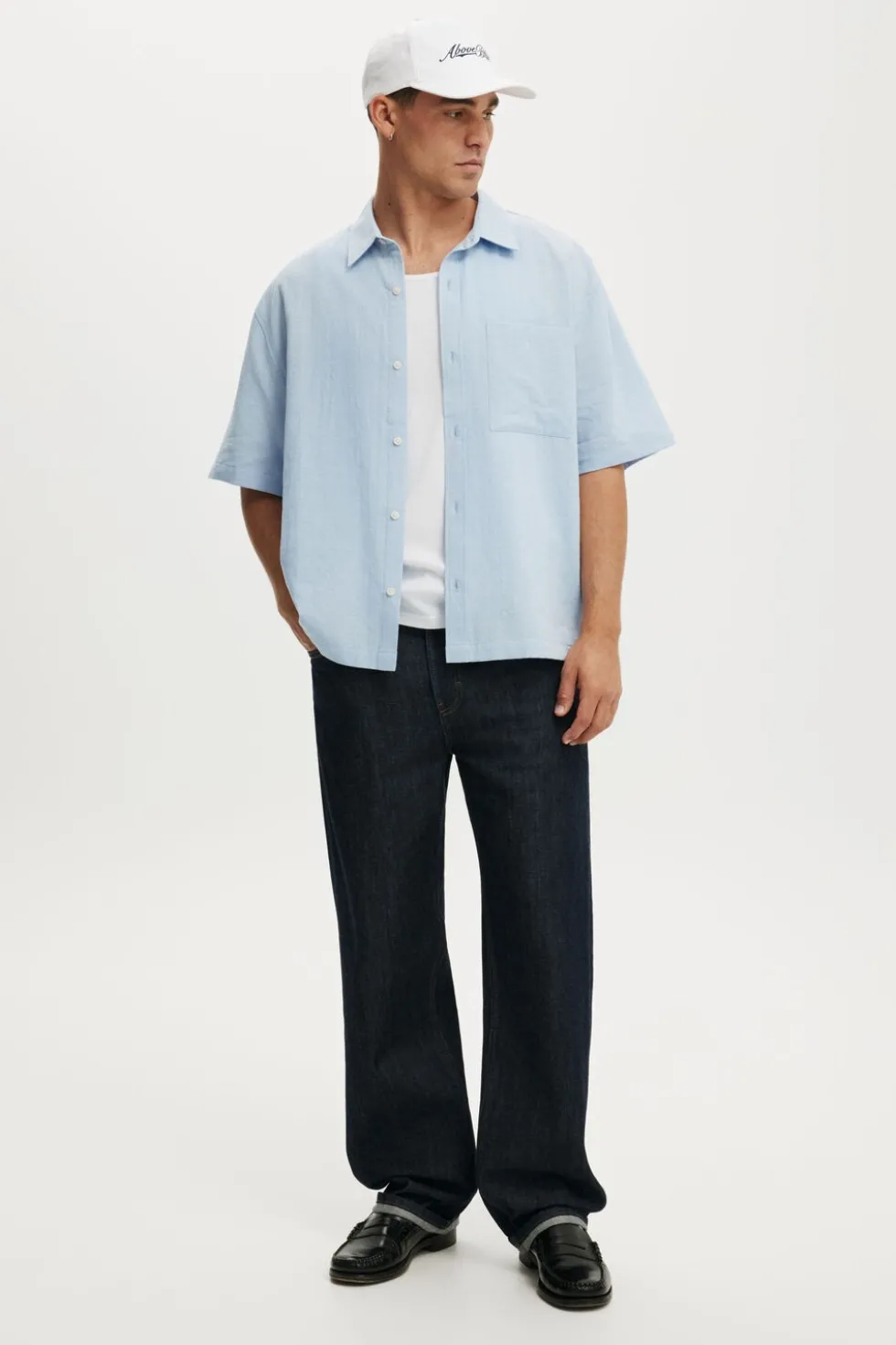 Boxy Fit Short Sleeve Shirt
