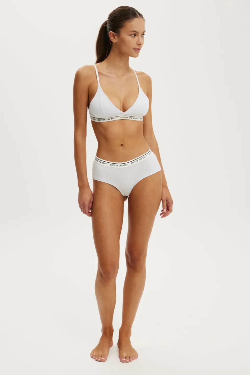 Branded Cotton Cheeky Boyshort