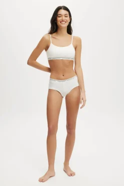 Branded Cotton Cheeky Boyshort