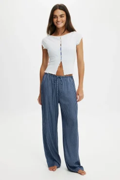 Button Detail Cap Sleeve Top