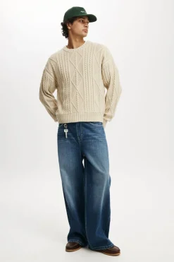Cable Knit Crew