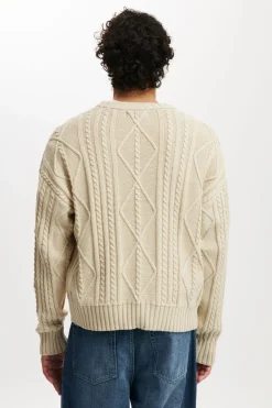 Cable Knit Crew