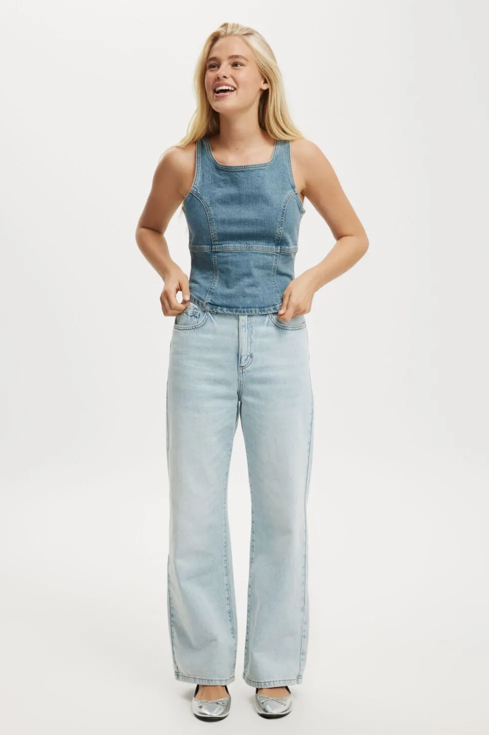 Codie Denim Corset