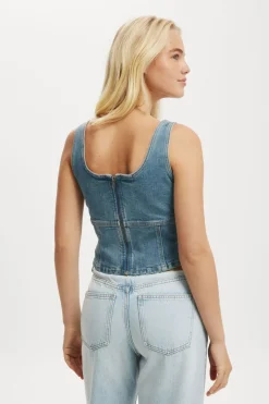 Codie Denim Corset